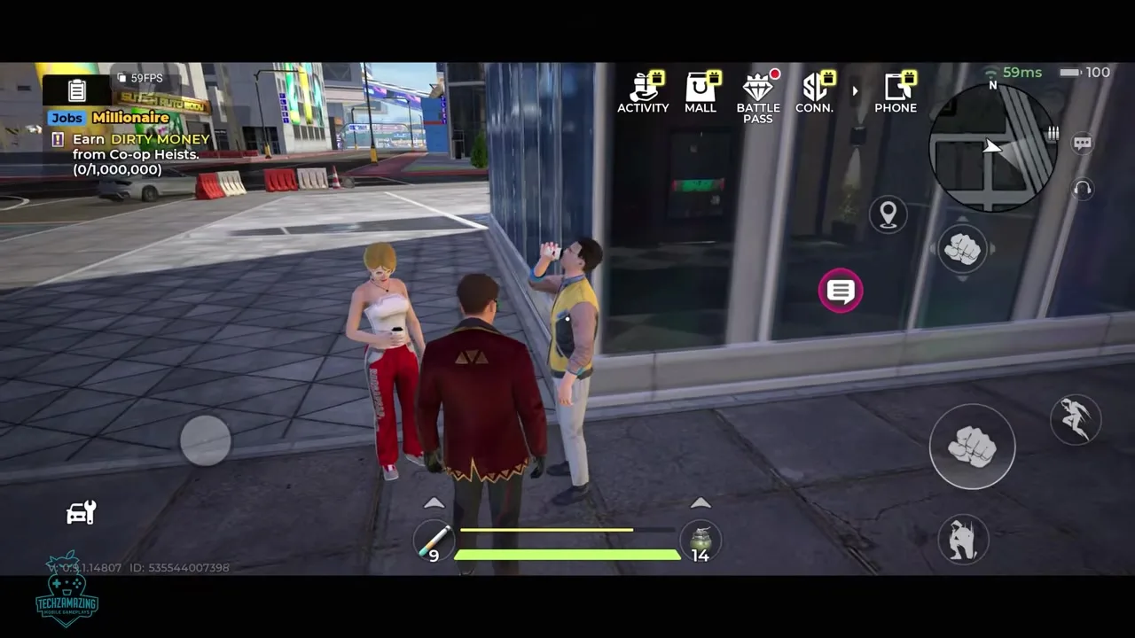 Gangstar Mirage City Rooklyn skyline still — city name, not a district HUD