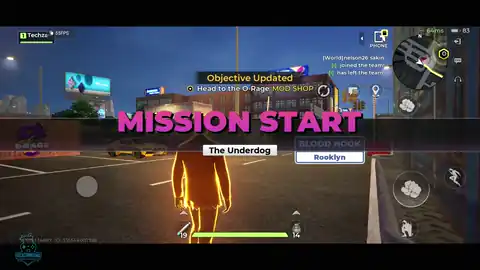 Gangstar Mirage City Ghosts contact picking a car before the race